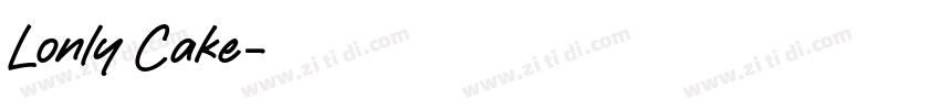 Lonly Cake字体转换
